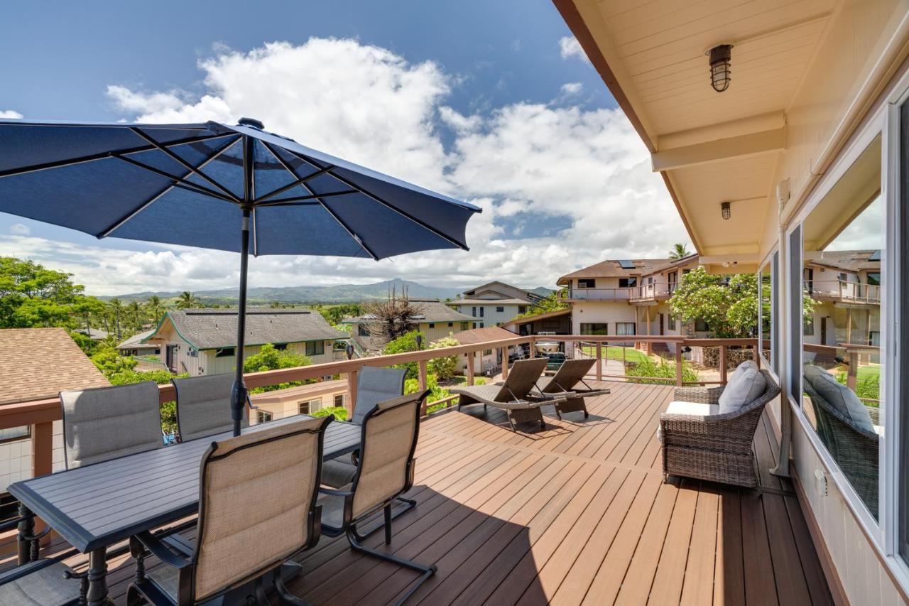 Updated Poipu Home Large Deck With Scenic View Koloa Exterior foto